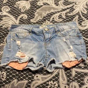 Indigo rein shorts